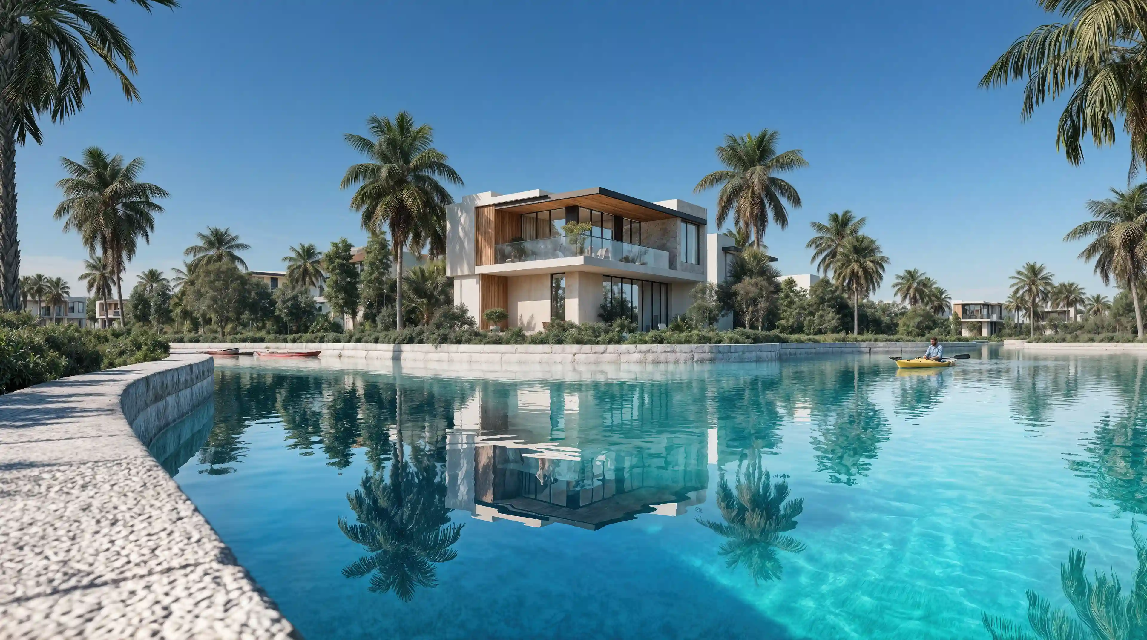 Kenya Villa — garden context