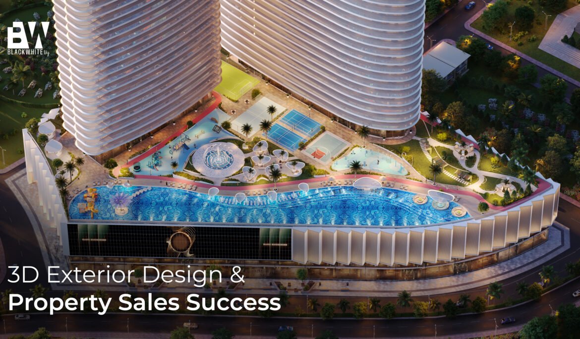 3D Exterior Design & Property Sales Success